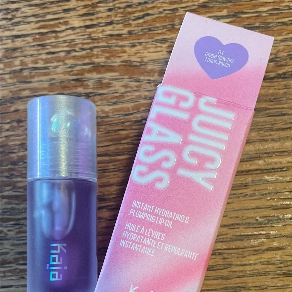 Kaja Juicy Glass Lip Oil - Vibrant Purple